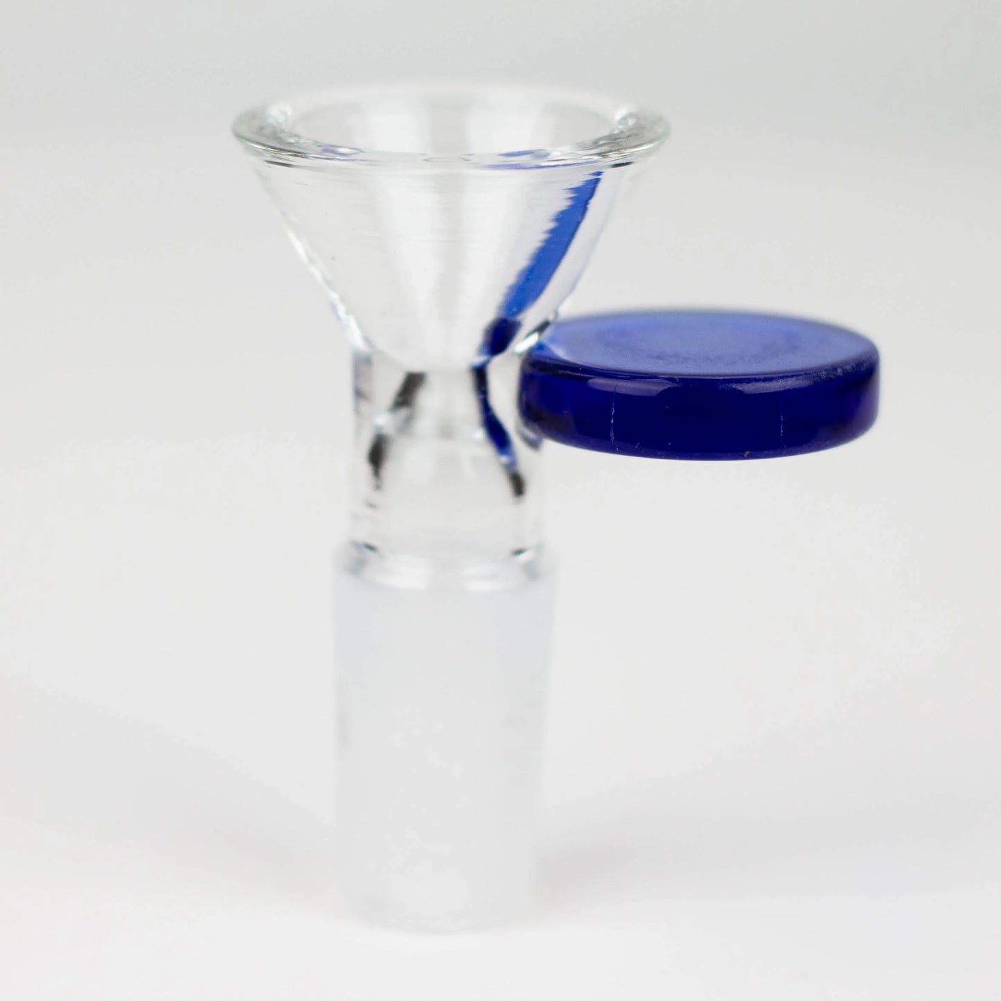 Glass Bowl 14mm with Round Coloured Handle