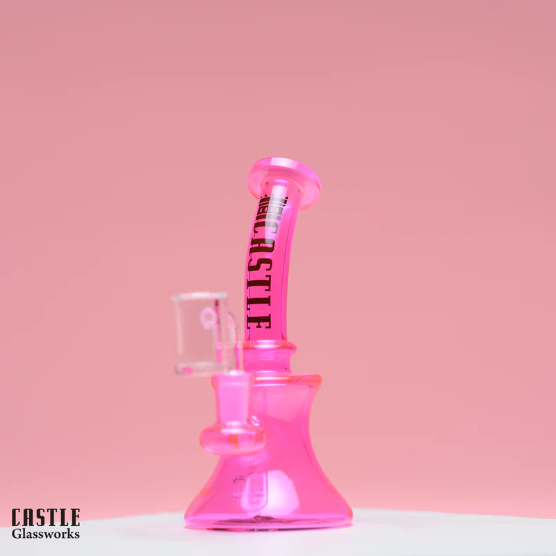 Mini Electroplated Dab Rig / Castle Glassworks