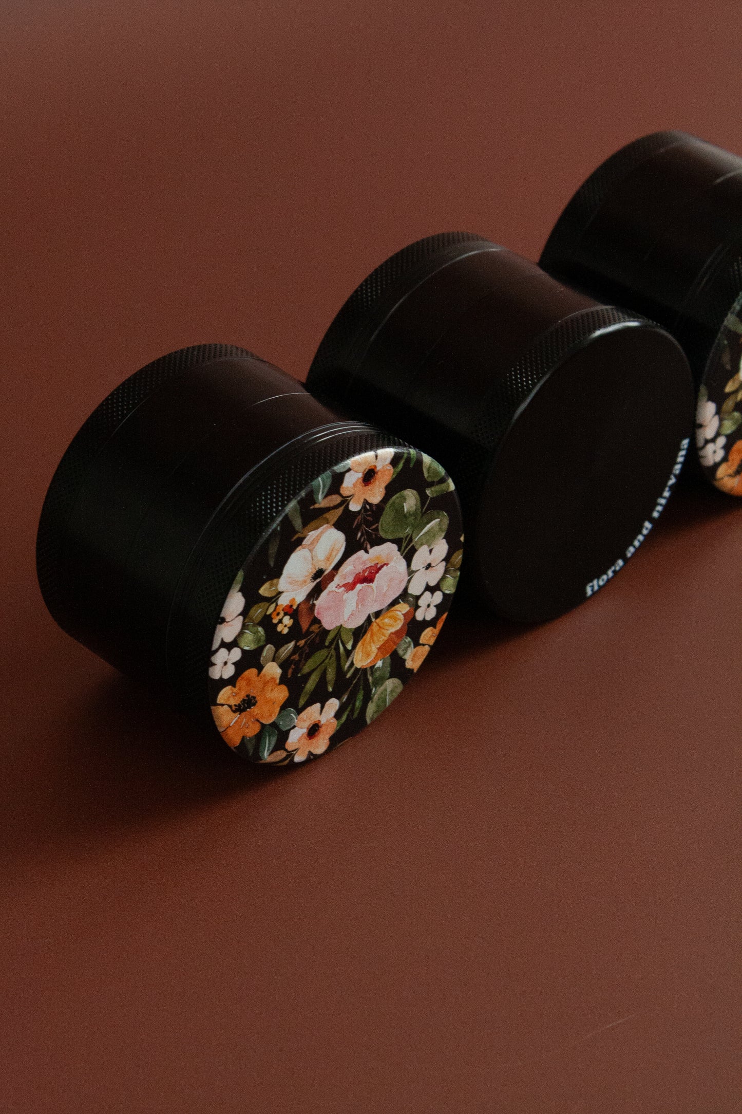 Dark Floral Grinder - Flora and Nirvana
