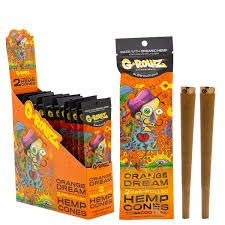 G-Rollz 2X Orange Dream Flavoured Pre-Rolled Hemp Cones