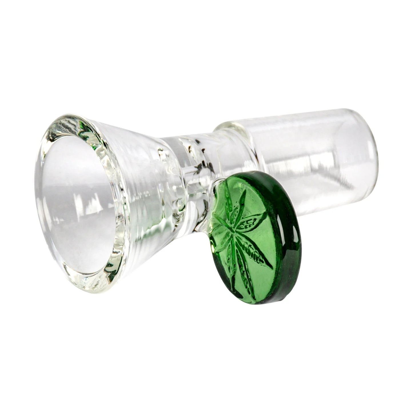 19mm Leaf Stamped Handle Cone Pull-Outs / Red Eye Glass
