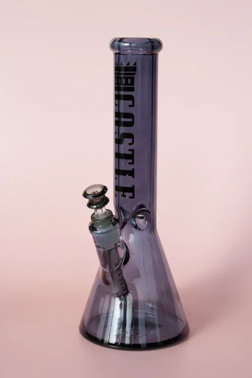 Electroplated Bong (14inch 7mm) / Castle Glass