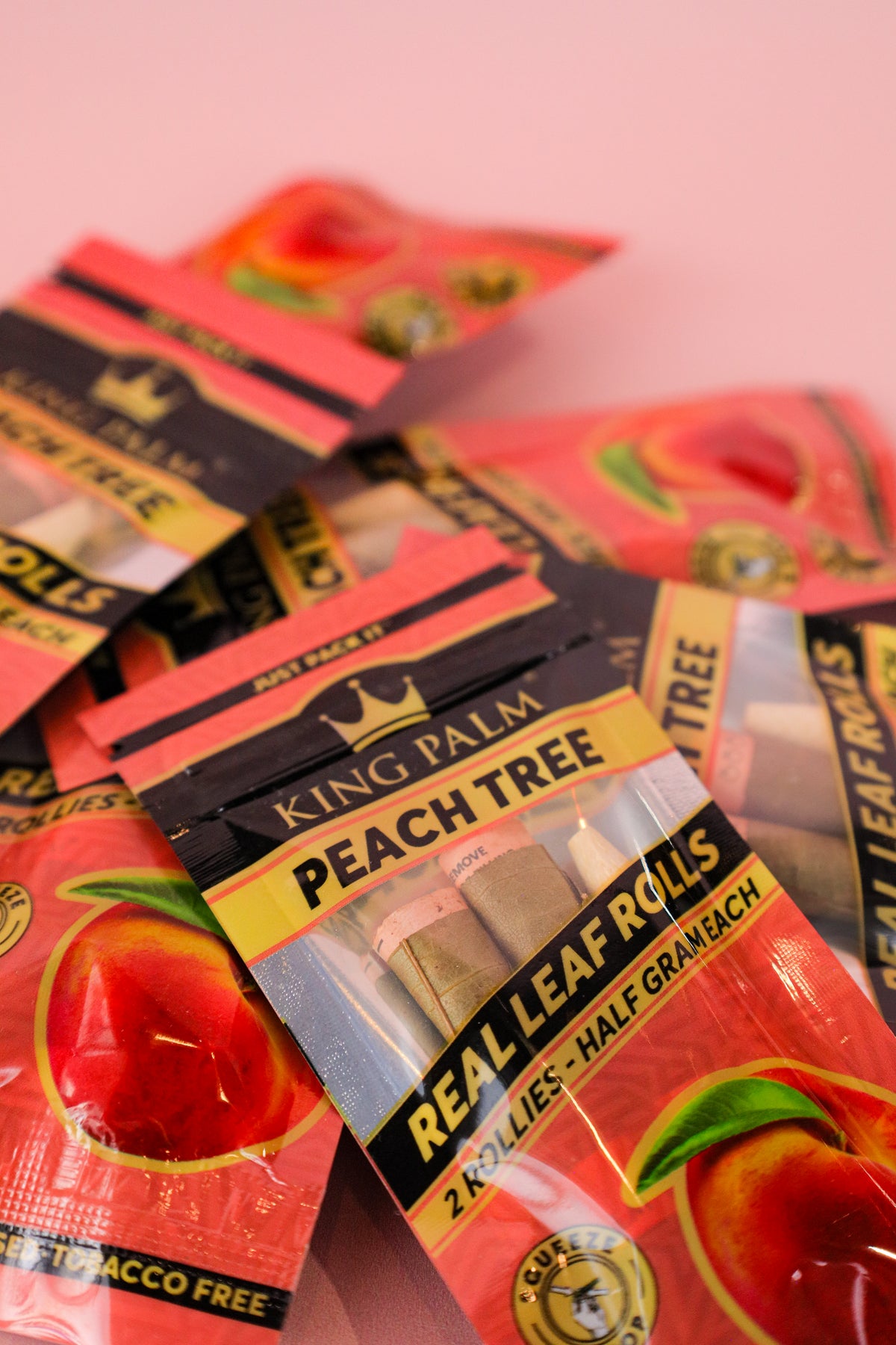 King Palm Peach Tree Rollie Cones (2-Pack)