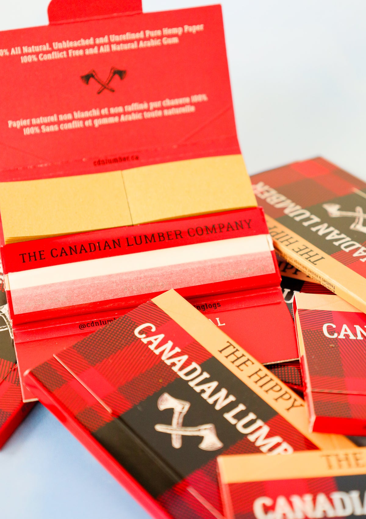 Canadian Lumber The Hippy 1 1/4 Unrefined Hemp & Flax Rolling Papers