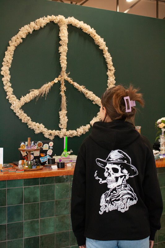 Prairie & Luna Full-Length Skull Hoodie