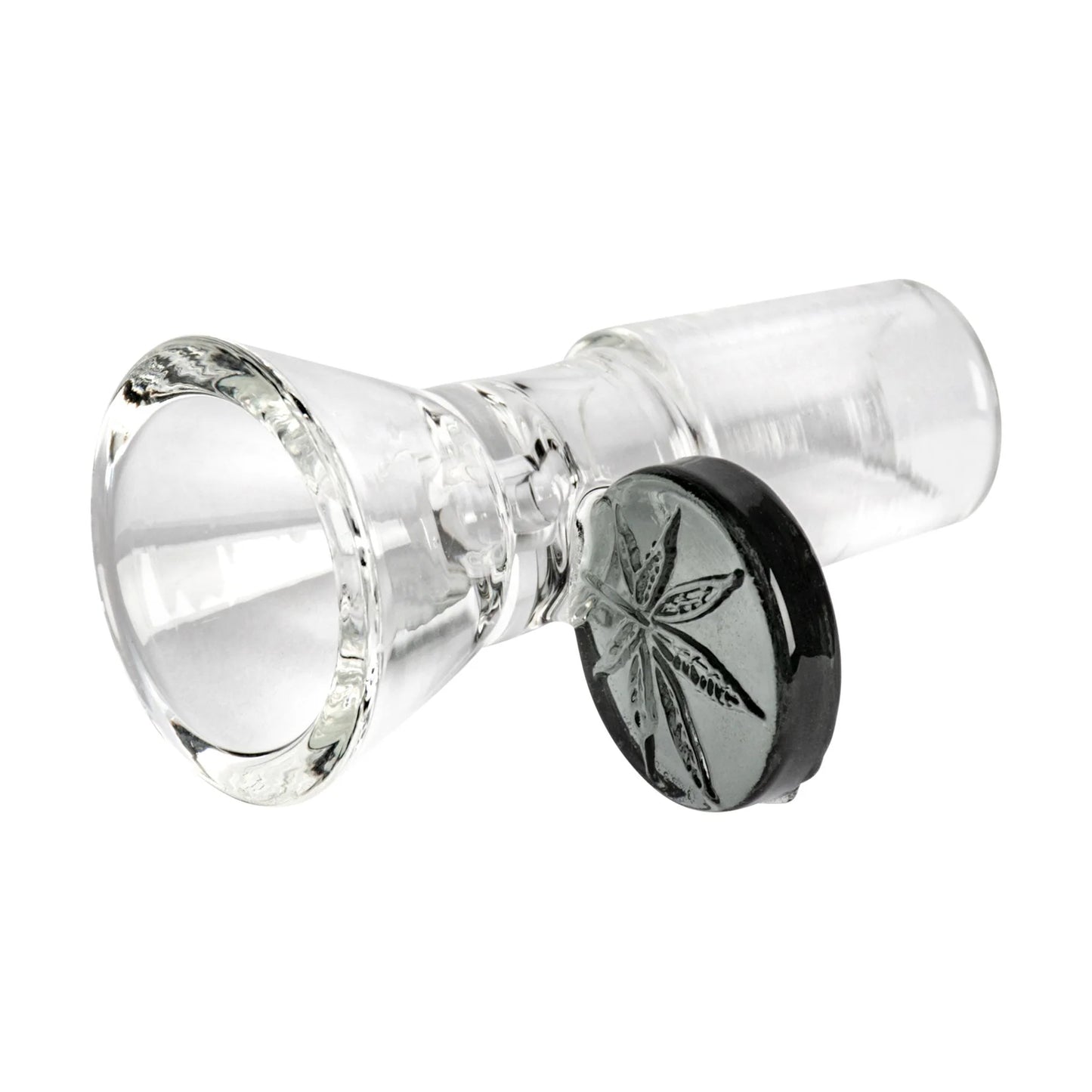 19mm Leaf Stamped Handle Cone Pull-Outs / Red Eye Glass