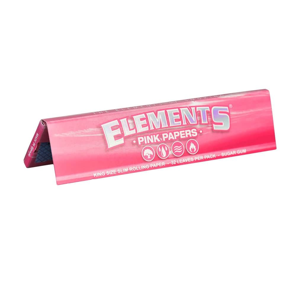 Elements Pink Rolling Papers Kingsize