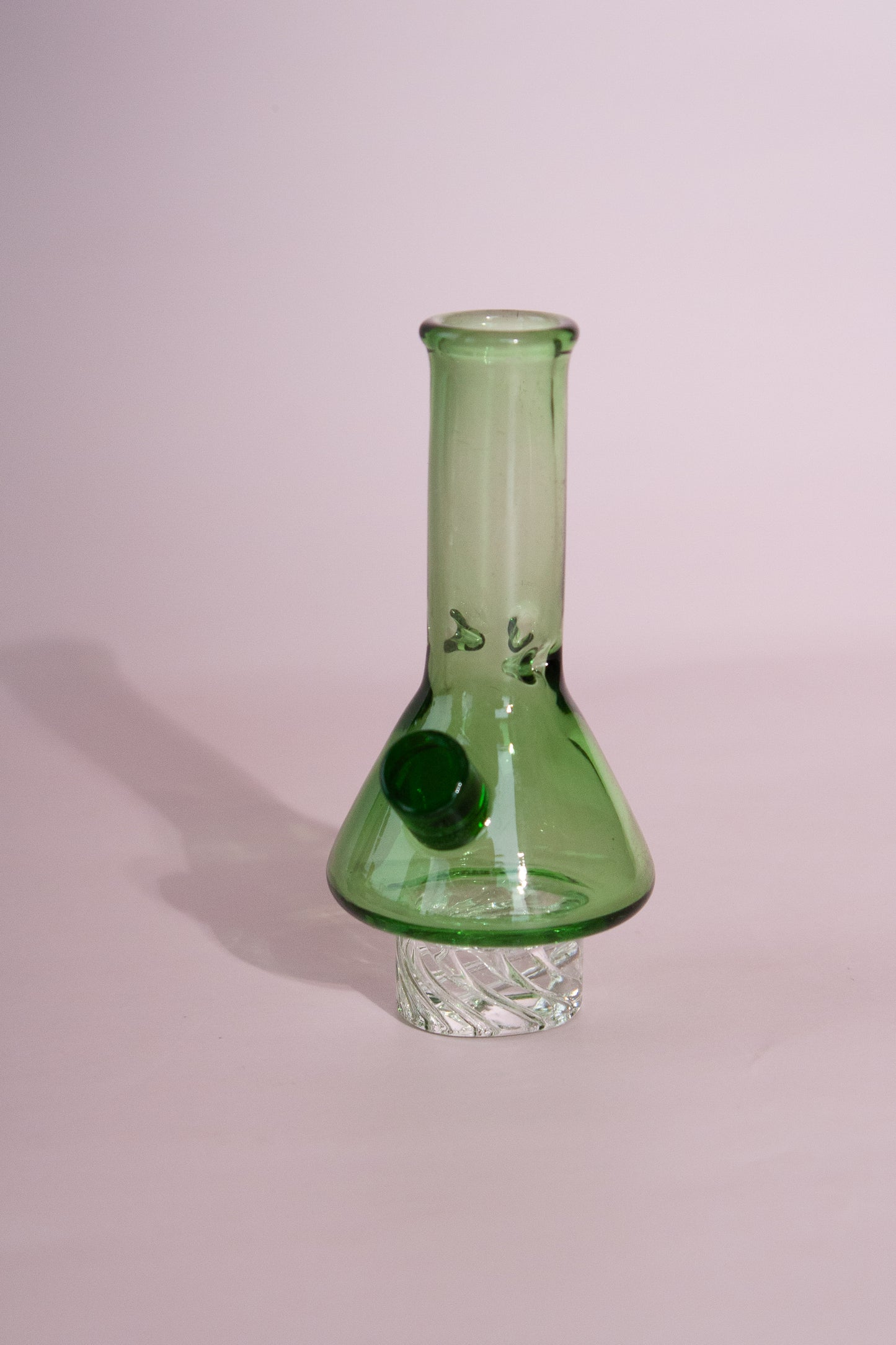 Beaker Whirlpool Carb Cap - Red Eye Glass
