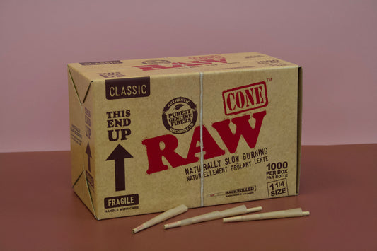 Bulk Classic 1 1/4 1000 cones Per Box / RAW