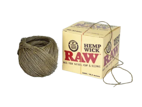 Hemp Wick 100ft / RAW