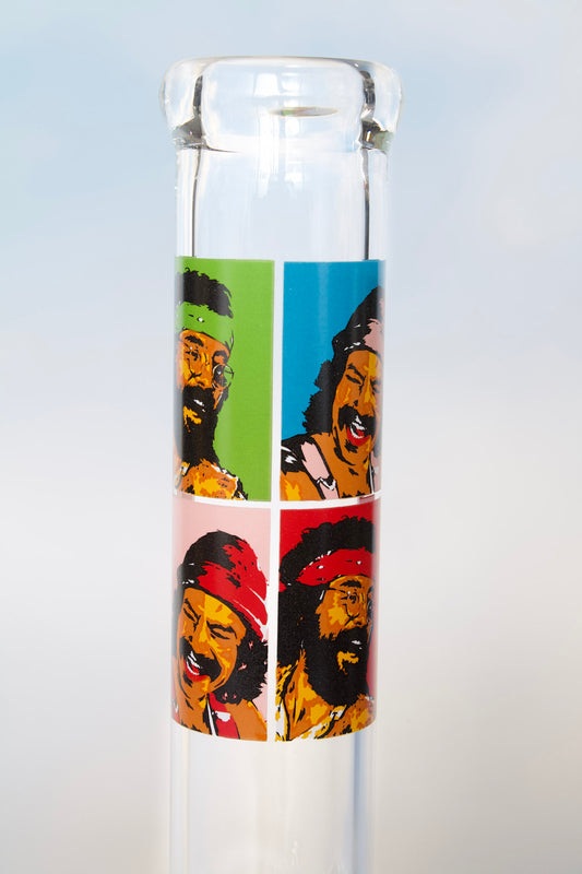 10" Pop Art Beaker Base Water Pipe / Cheech and Chong Glass