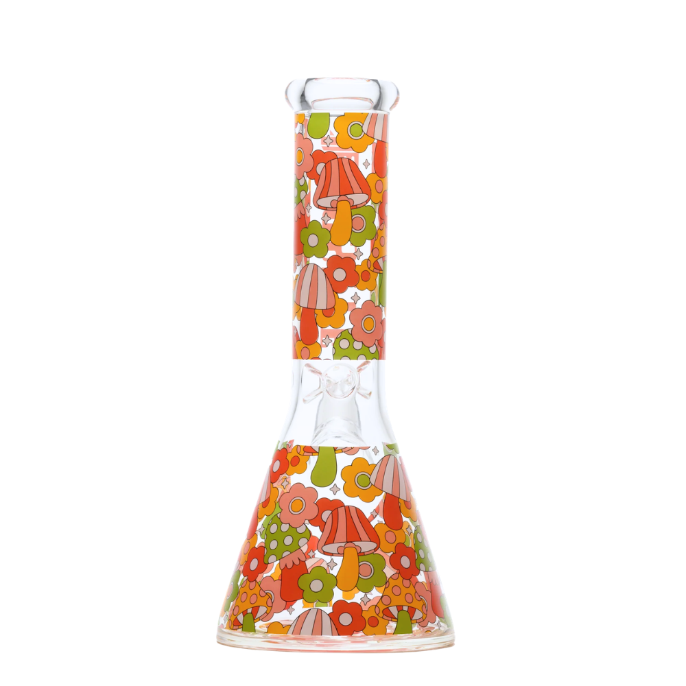 Castle Glass 12" 5mm Vibes Beaker Bong