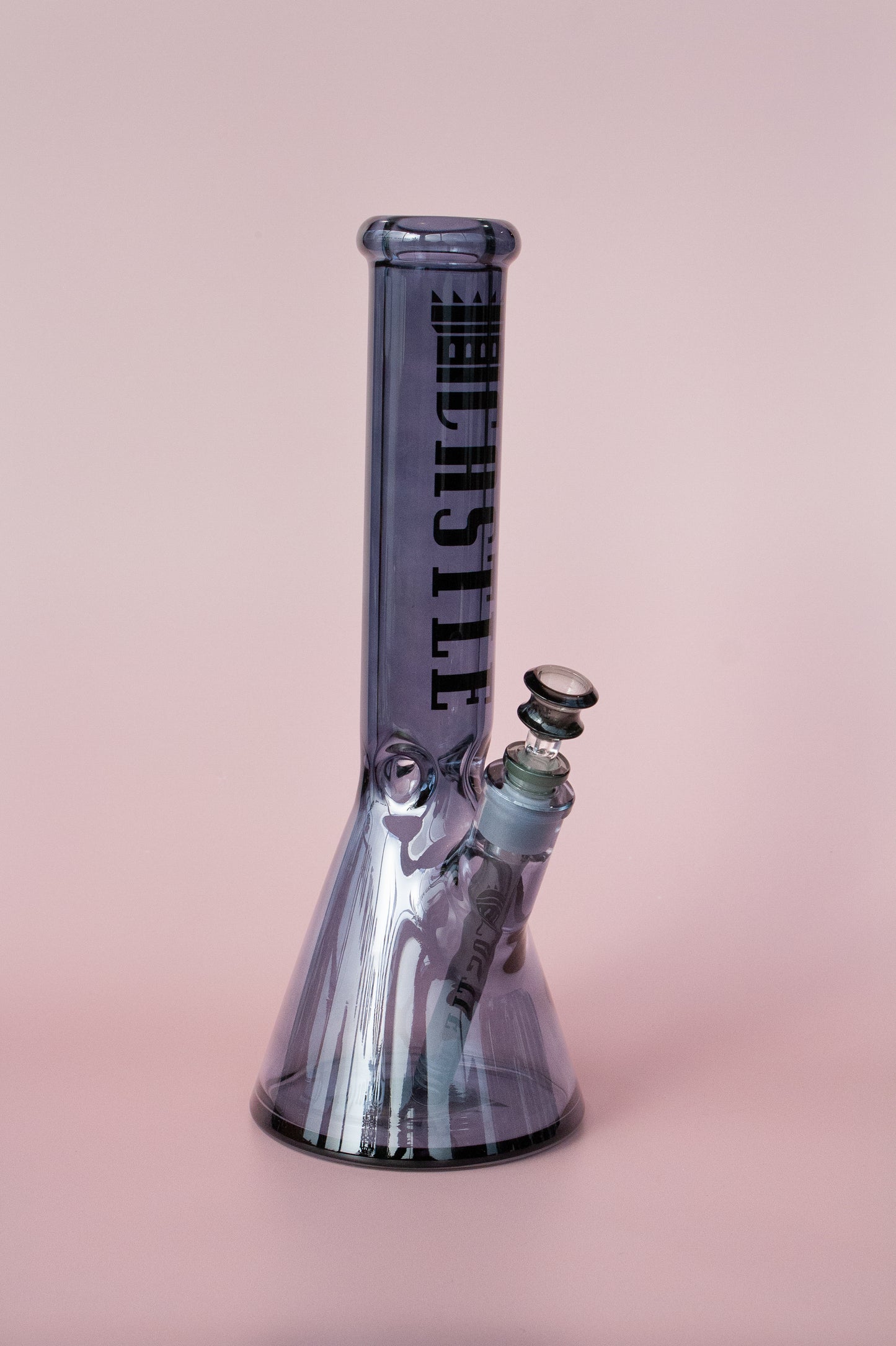 Electroplated Bong (14inch Tall + 7mm Thick Glass) - Castle Glass