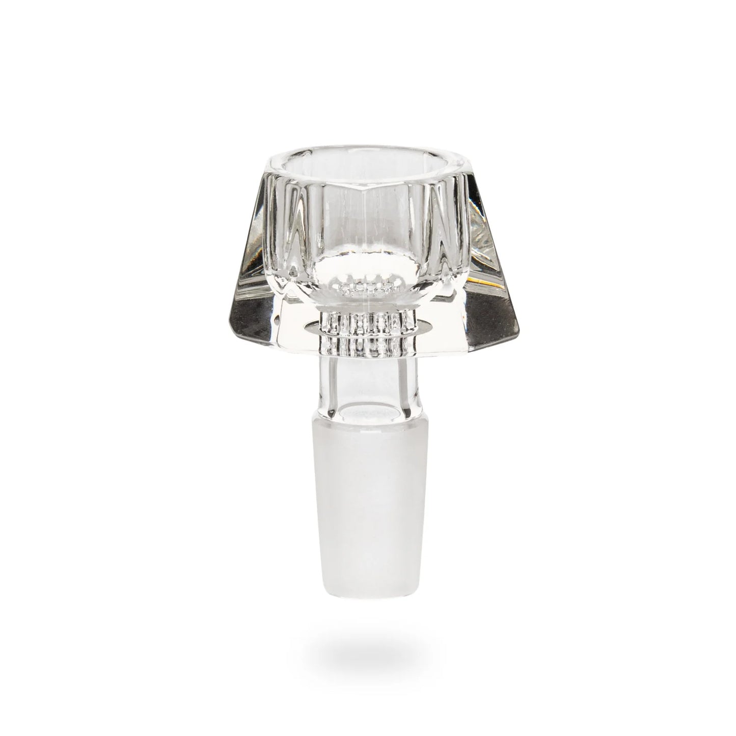 14mm Facetted Pull-Out Bowl / Red Eye Glass