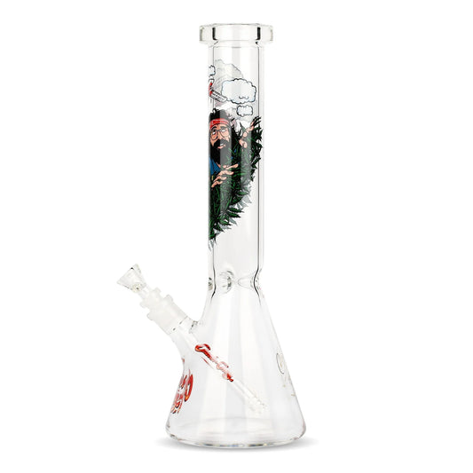 15" Fields of Green Beaker Tube / Cheech and Chong Glass