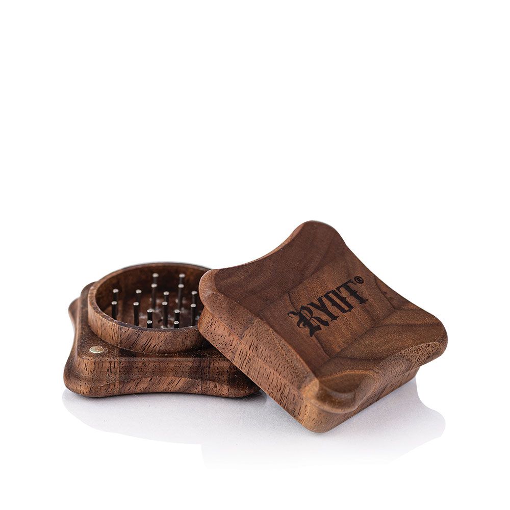 RYOT 1905 Fly Walnut Wood Grinder - 2 Piece