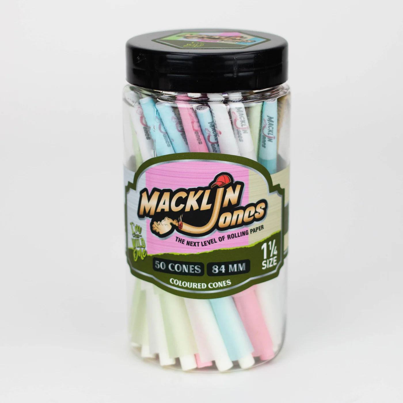 Macklin Jones Mix Blast Pre-Rolled Cones - Rainbow Edit (84mm/50 Pack)