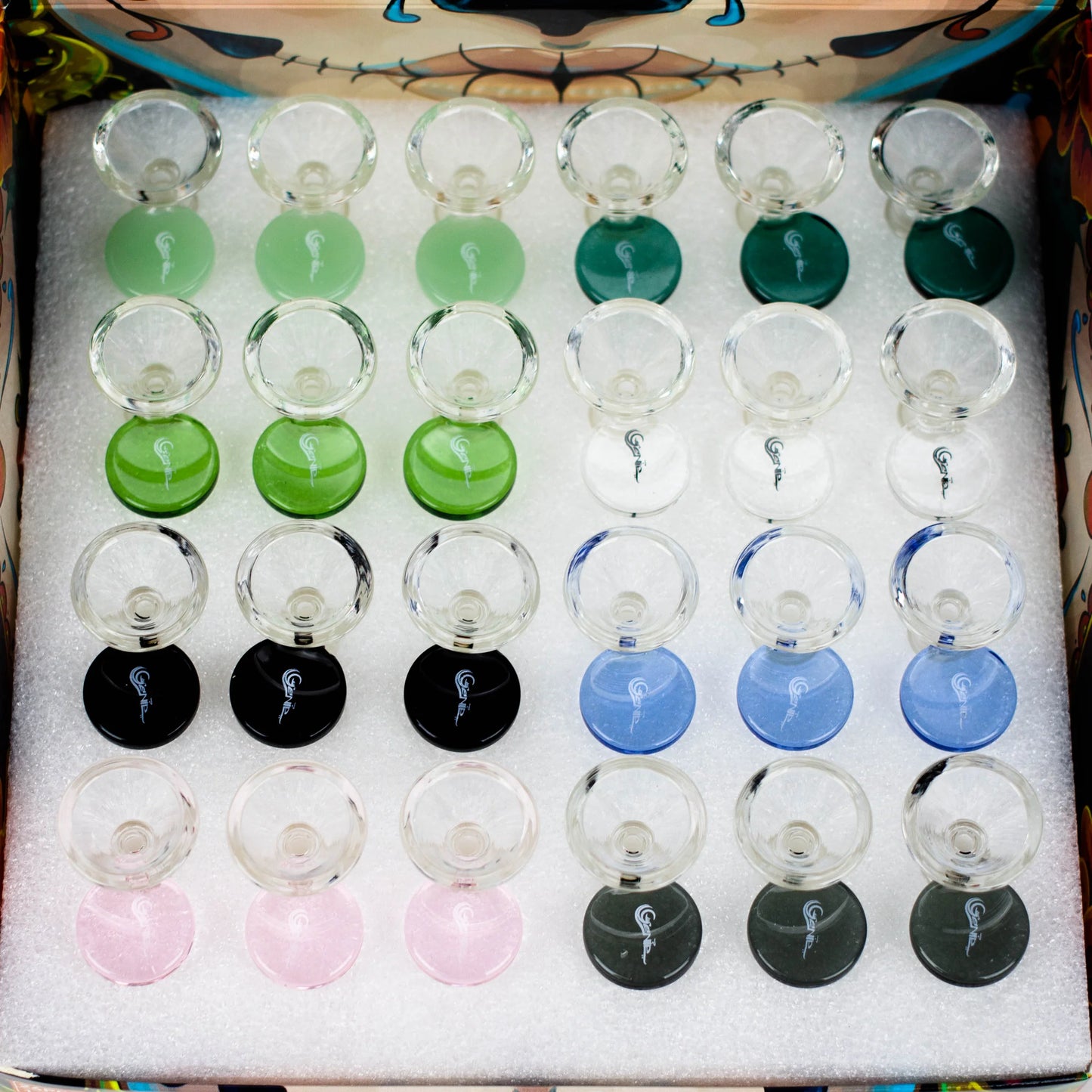 Genie Round Handle Glass Bowl - 14mm