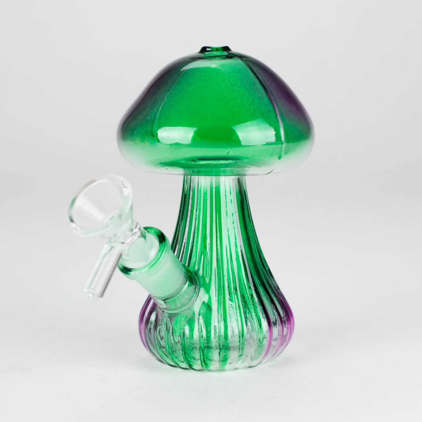 Shroom Bloom Iridescent Glass Bong – 4.5”
