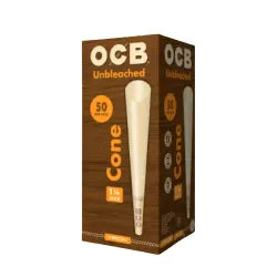 OCB 50 pack Unbleached 1 1/4 cones