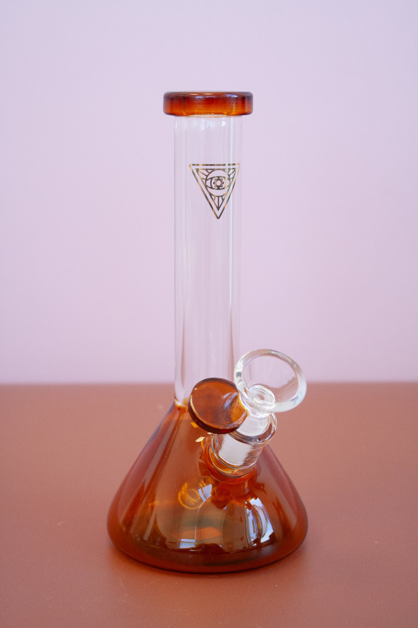 8" Midge Mini Beaker / Red Eye Tek