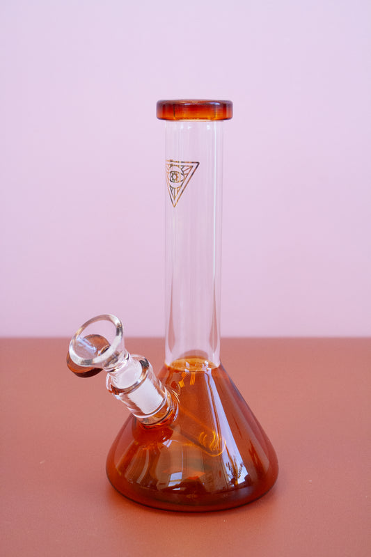 8" Midge Mini Beaker / Red Eye Tek