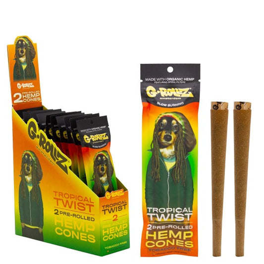 G-Rollz 2x Mango Flavoured Hemp Cones