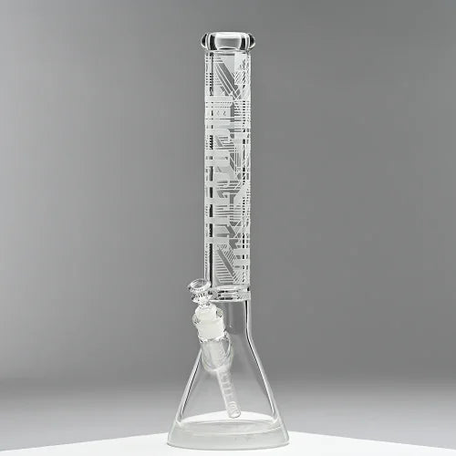 Lines Beaker Bong by Castle Glass