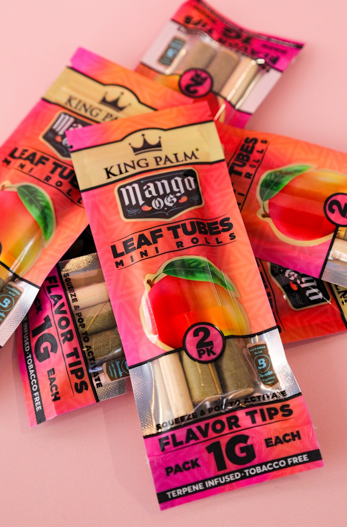 King Palm 1g Mini Flavoured Leaf Tubes (2-Pack)