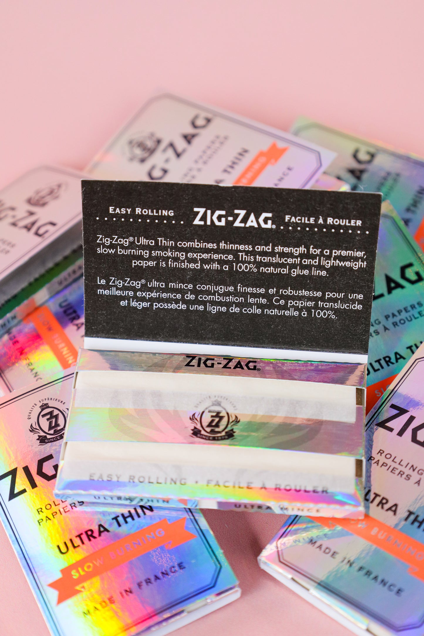 Zig-Zag Ultra Thin Single Wide Papers - Double Window