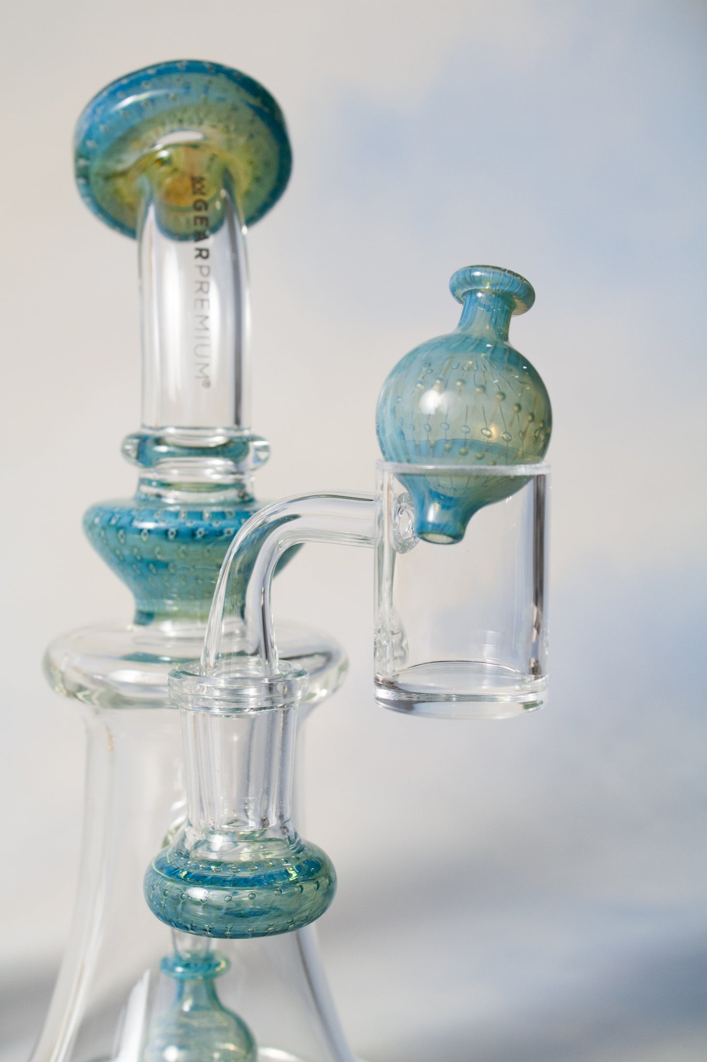 7.5" Fizzer Bubble Tech Concentrate Rig Set / Gear Premium