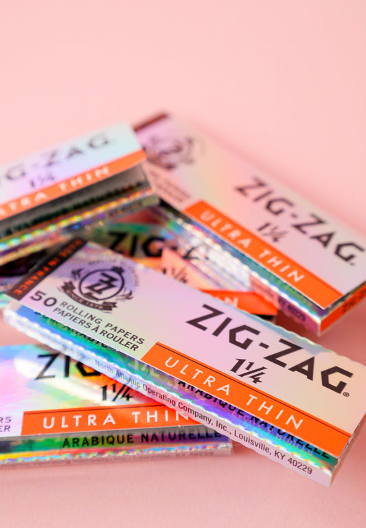 Ultra Thin 1 1/4 (Orange) / Zig Zag