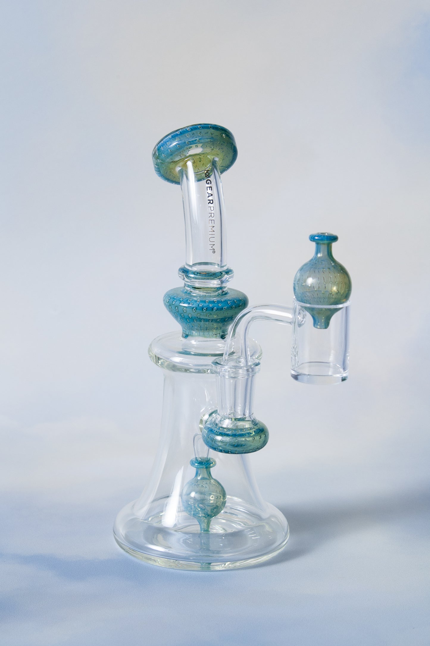 7.5" Fizzer Bubble Tech Concentrate Rig Set / Gear Premium