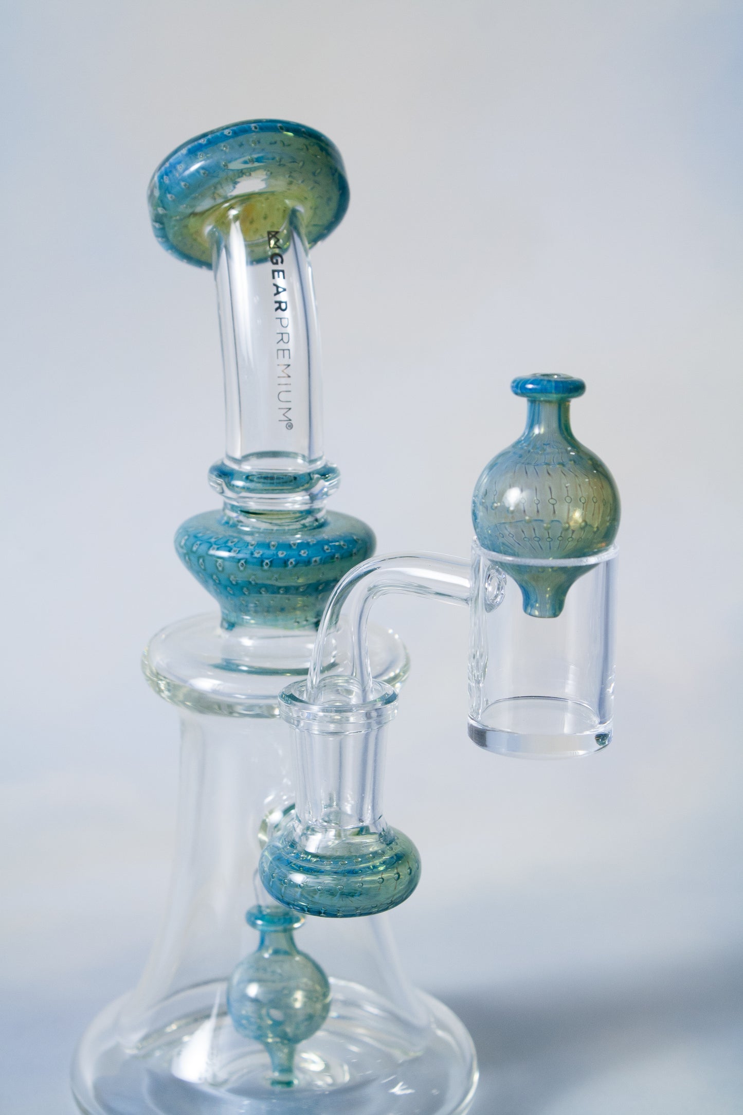 7.5" Fizzer Bubble Tech Concentrate Rig Set / Gear Premium