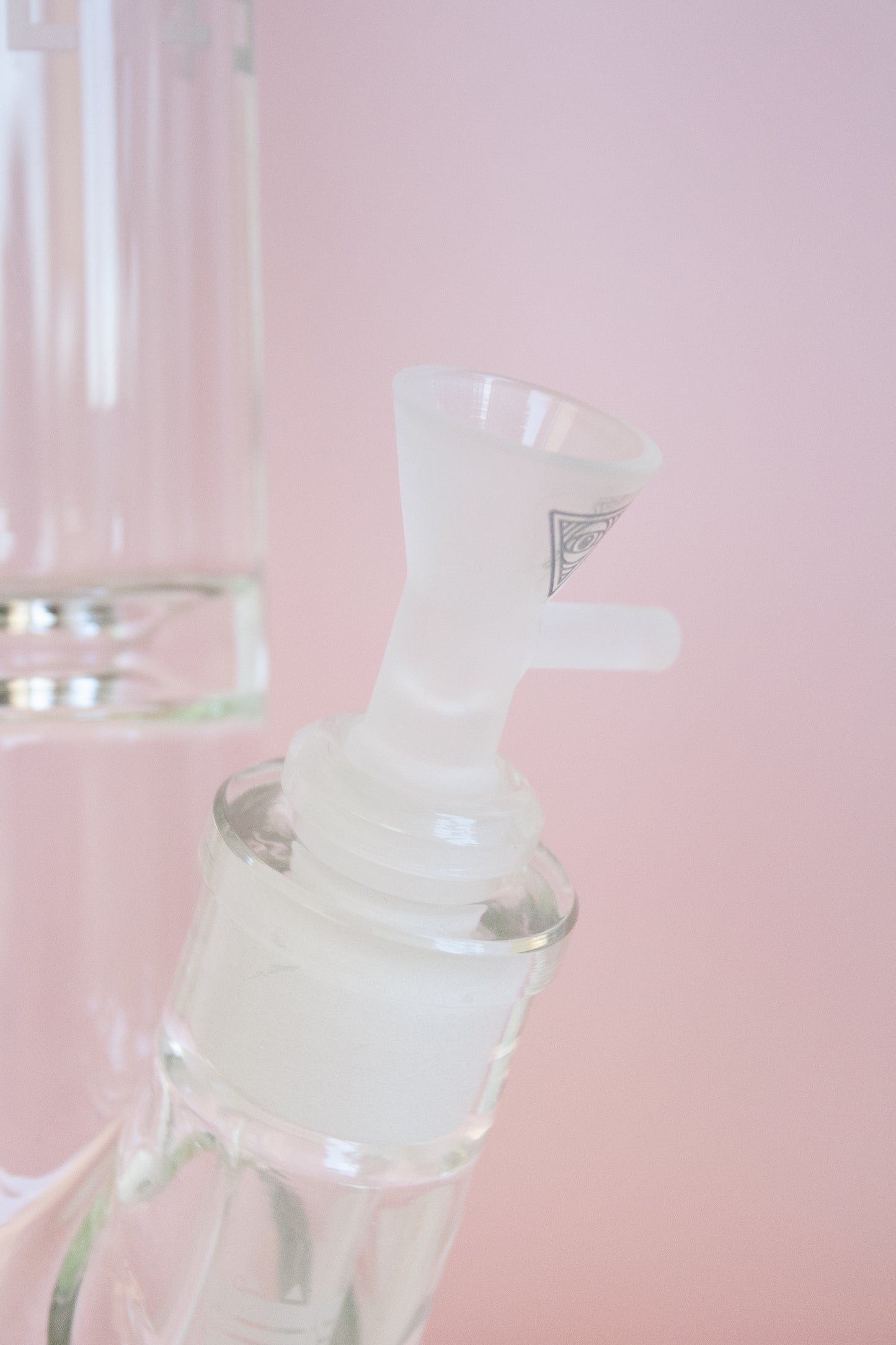 14mm Cone Pull-Out Bowl / Red Eye Glass
