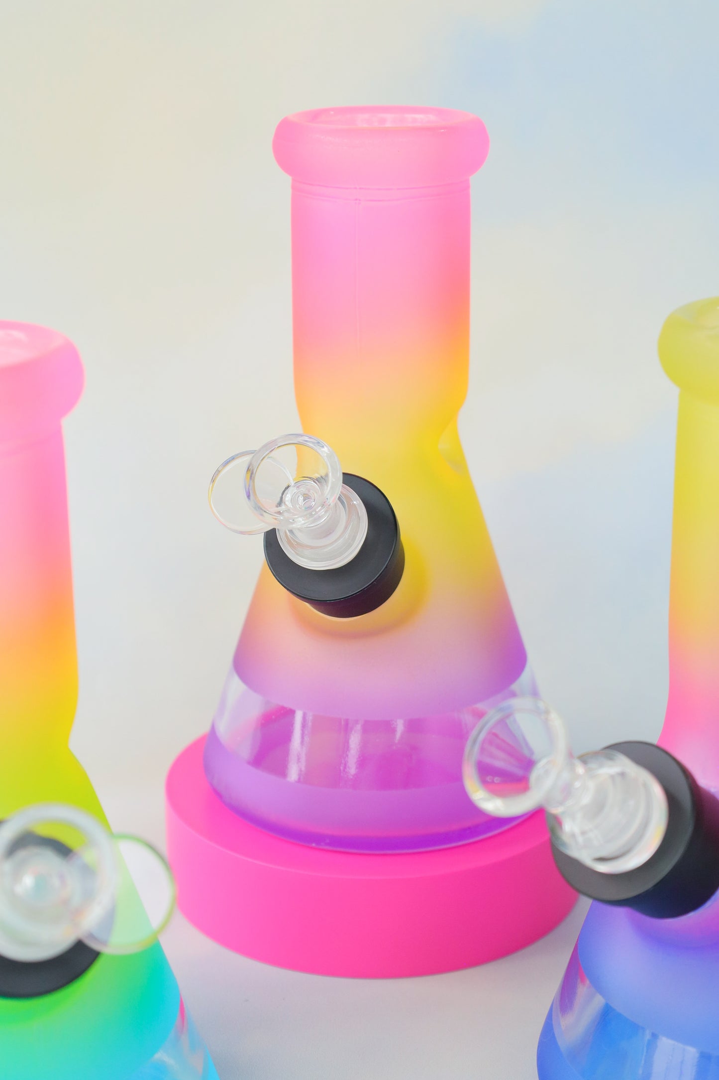 8" 7mm Thick Rainbow Water Pipe