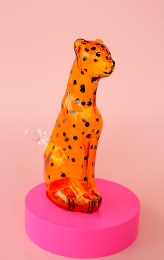 7" Golden Cheetah Water Pipe - Arsenal