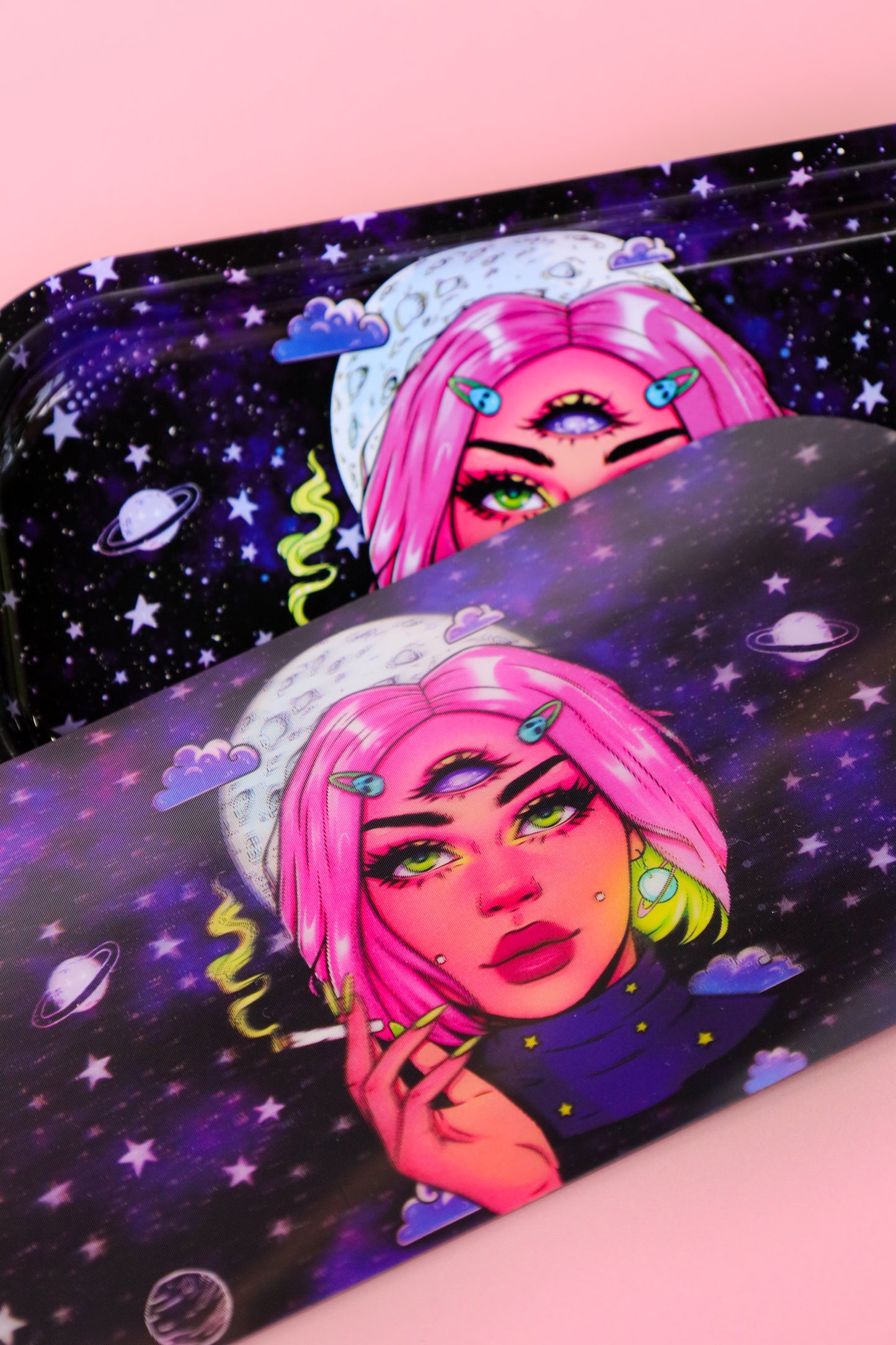Get Lost 3-Eye Girl Mini Tray with Lid