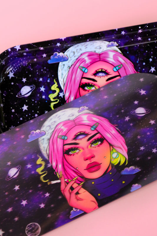 Get Lost 3-Eye Girl Mini Tray with Lid