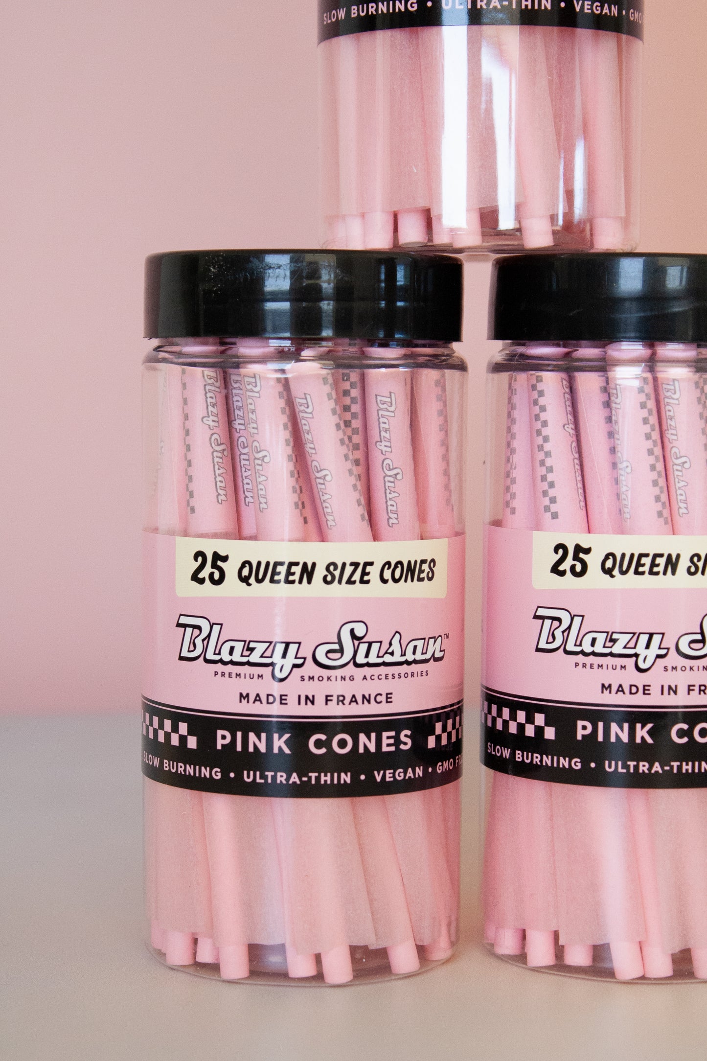 Blazy Susan 25 pack Pink Queen Size cones