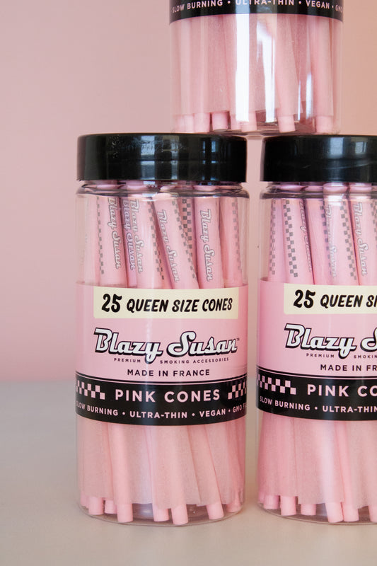 Blazy Susan 25 pack Pink Queen Size cones