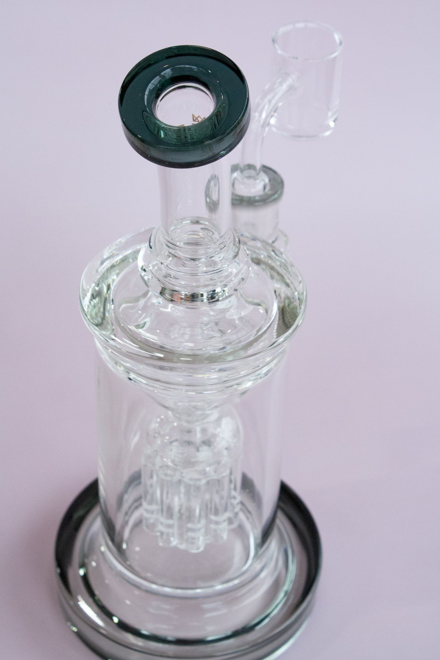 GEAR Premium 8.5" Tall Smoke Freefall Concentrate Incycler W/8-Arm Tree Perc