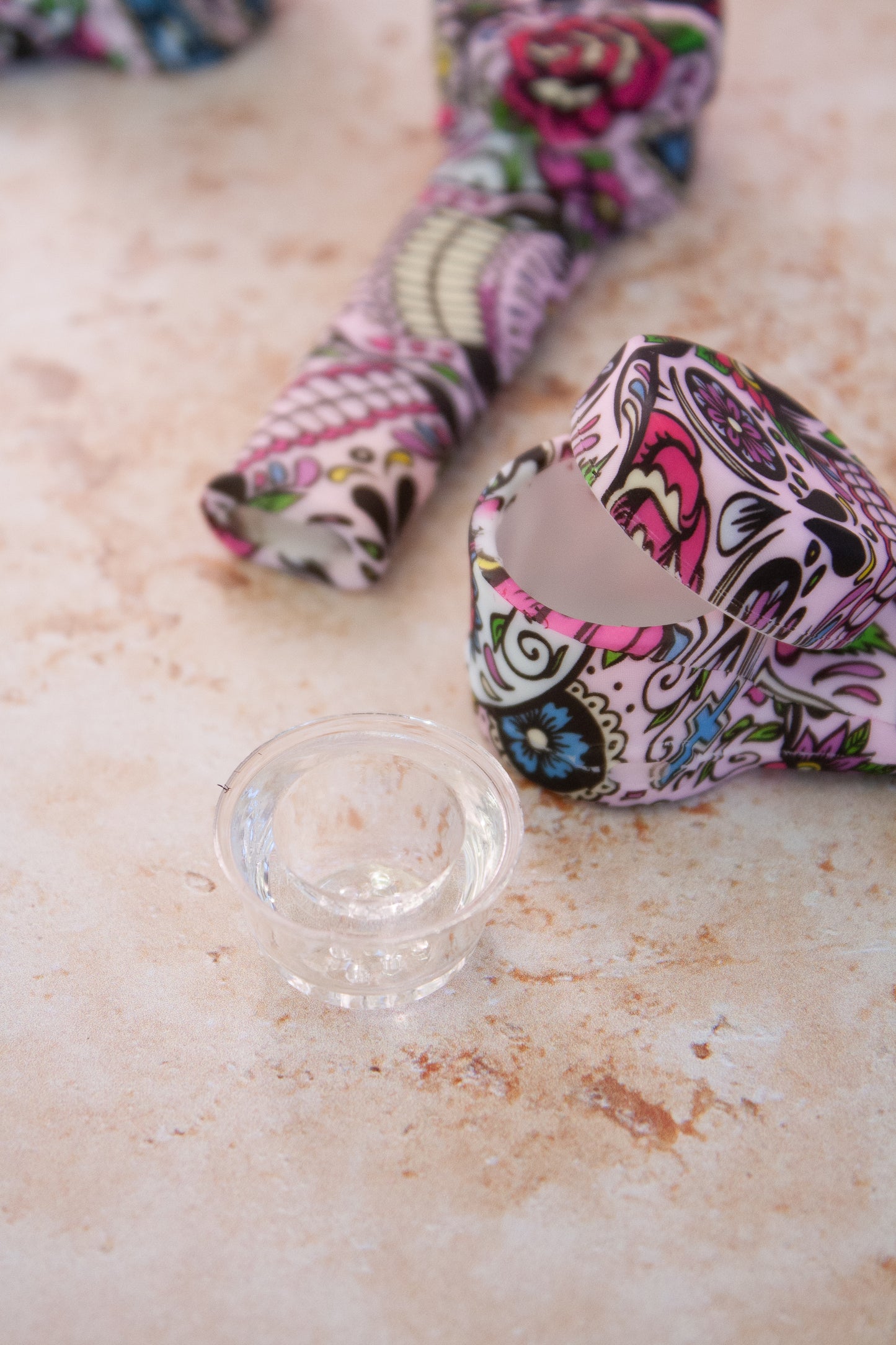 Sugar Skull Silicone Handpipe