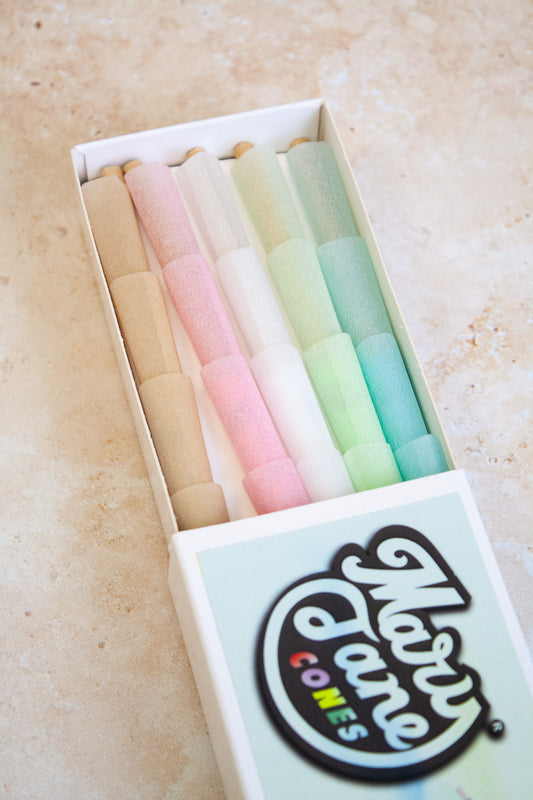 Mary Jane Cones Multi Colour 50 pack (1 1/4 Size)