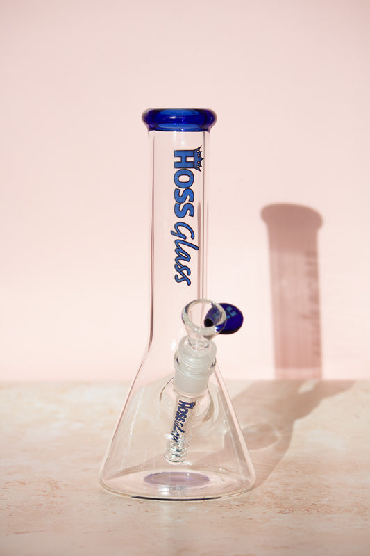 9" Hoss Glass Mini Beaker (Assorted)