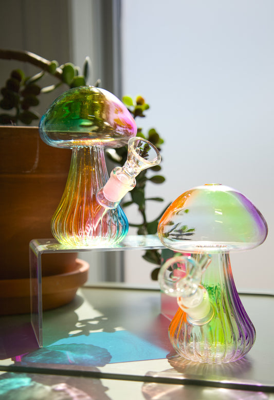 5" Magic Mushroom Glass Bong