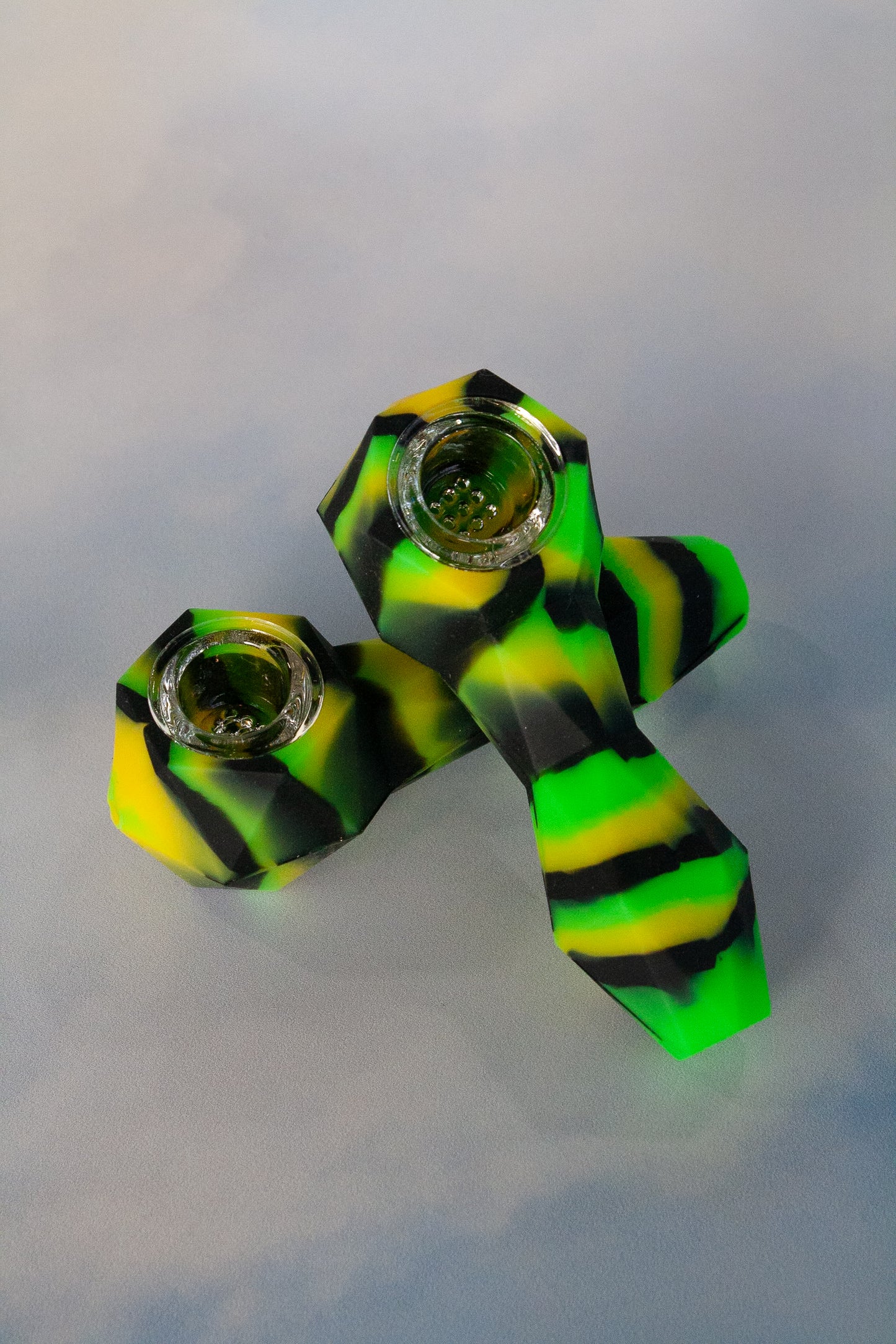 Silicone Hand Pipe (glass bowl)