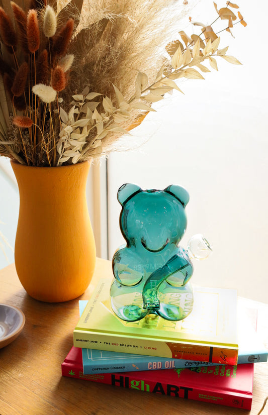 6.6" Hemper Gummy Bear Glass Bong