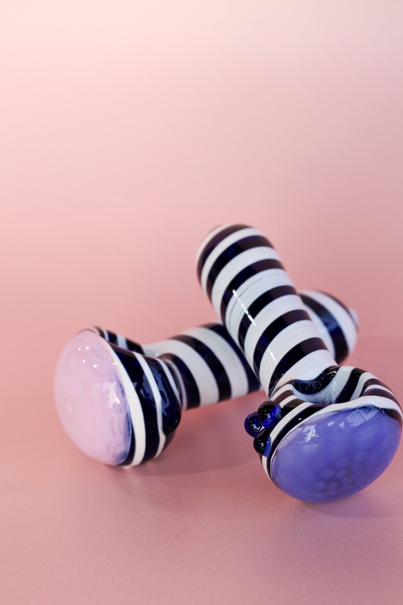 OG Original Zebra Stripe Glass Hand Pipe / 4"