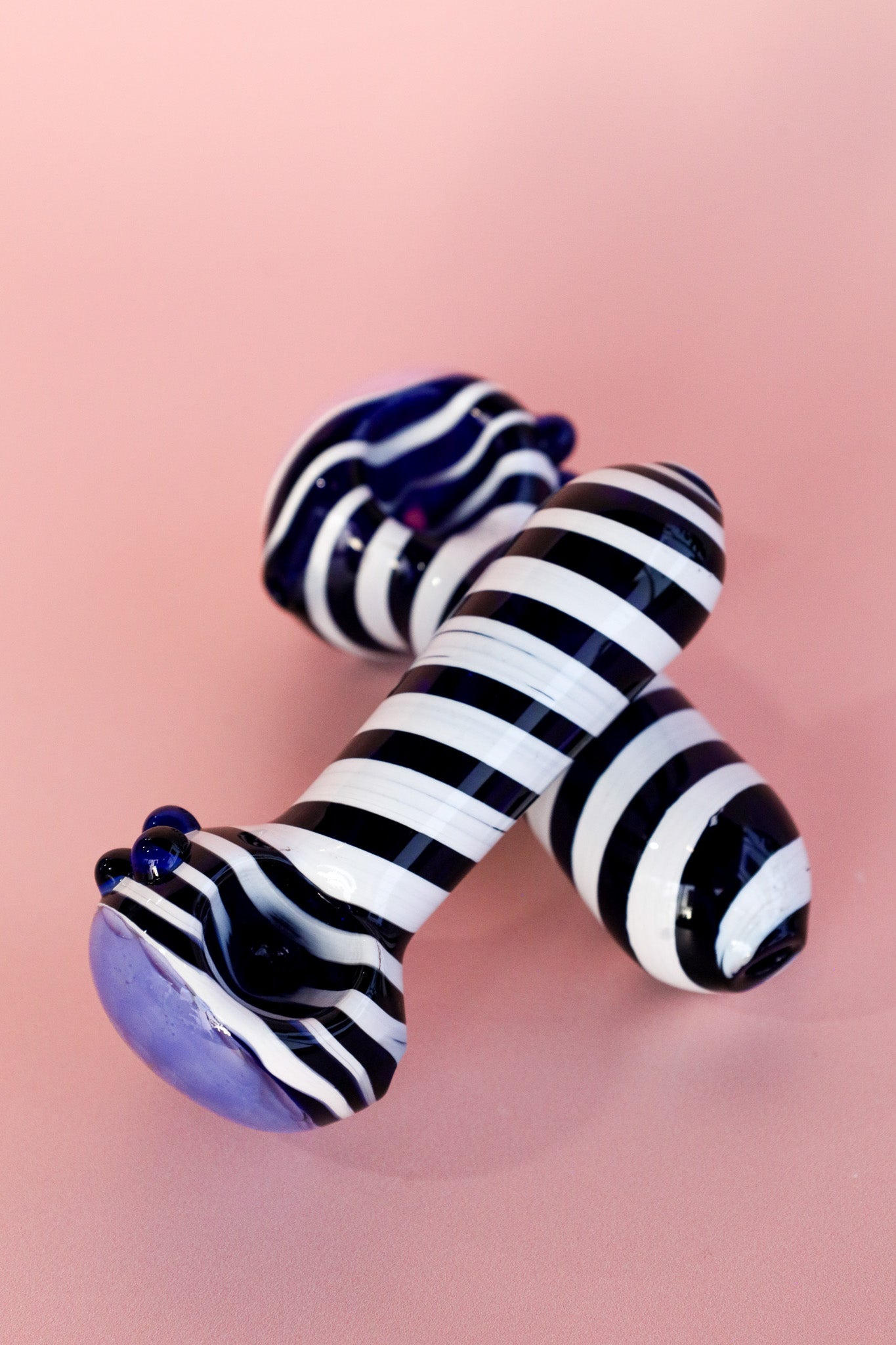 OG Original Zebra Stripe Glass Hand Pipe / 4"